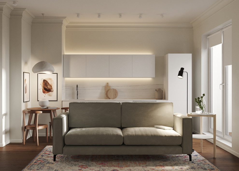 Обложка проекта: Кухня-гостиная