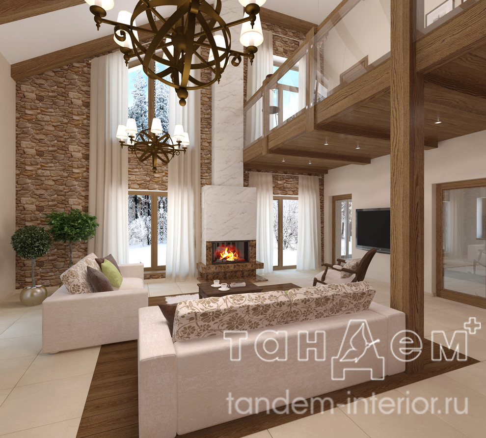 Гостиная со вторым светом