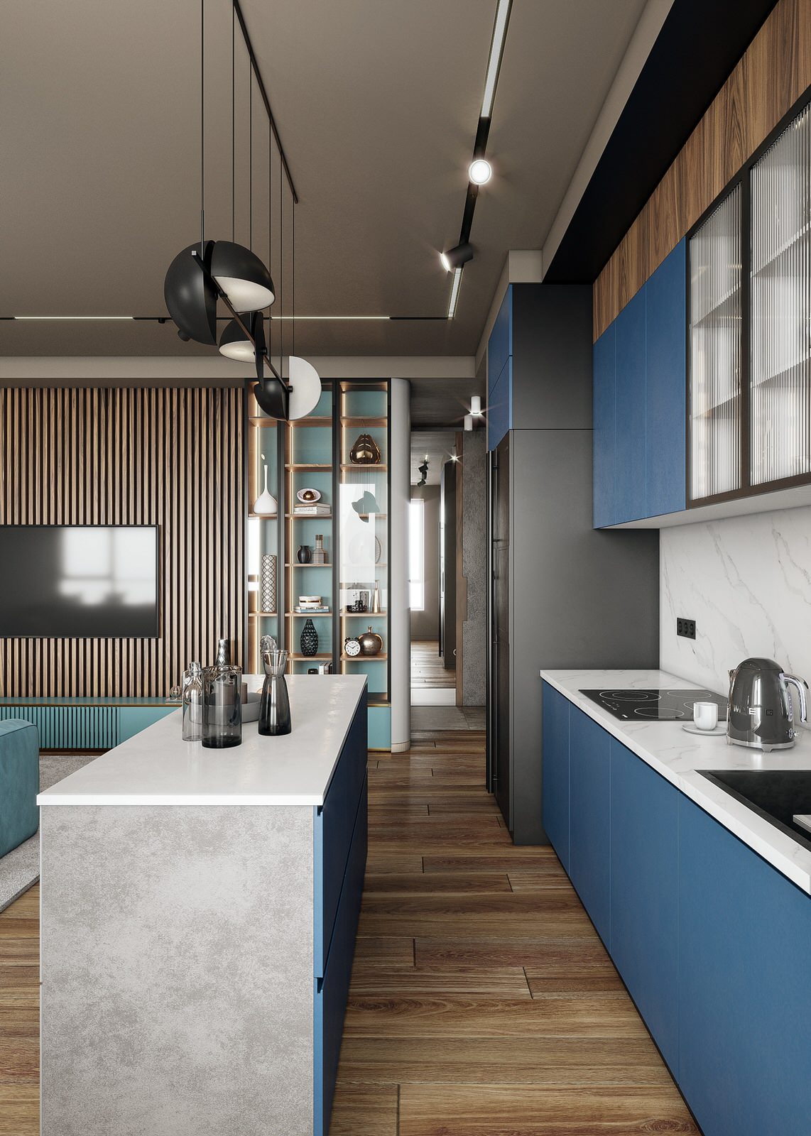 Оттенки синего и не только