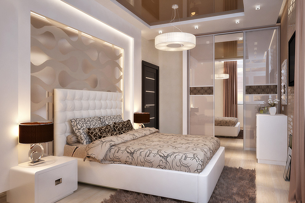 Contemporary bedroom interior