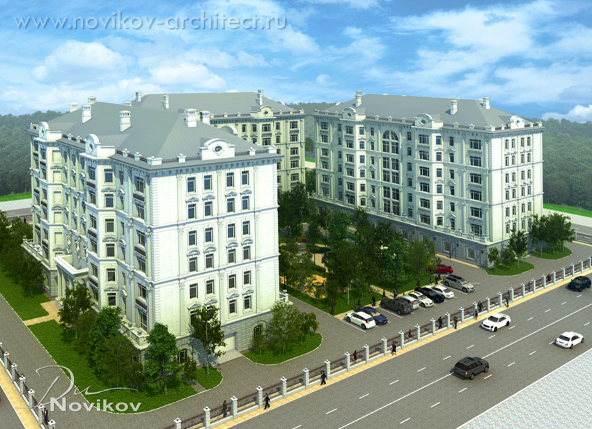 Элитный жилой комплекс в Астане (Казахстан)