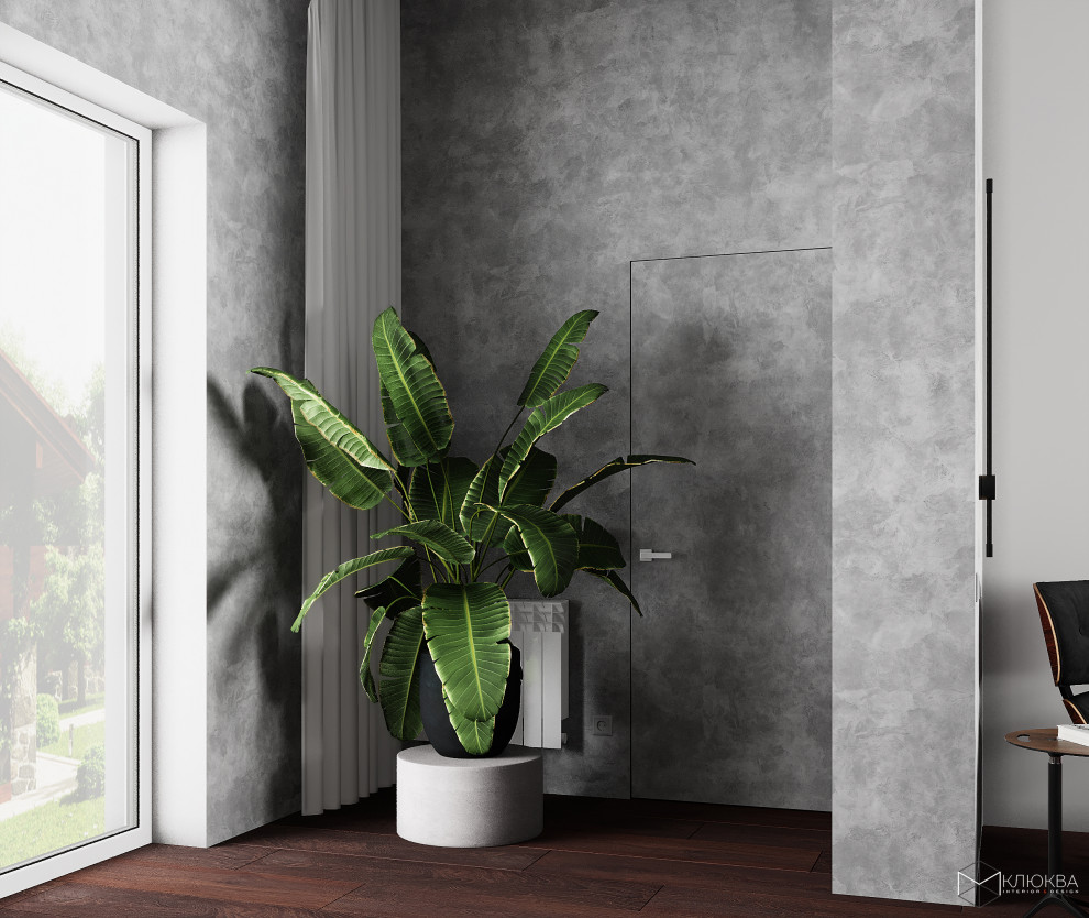 Проект спальни в загородном доме 29 кв.м