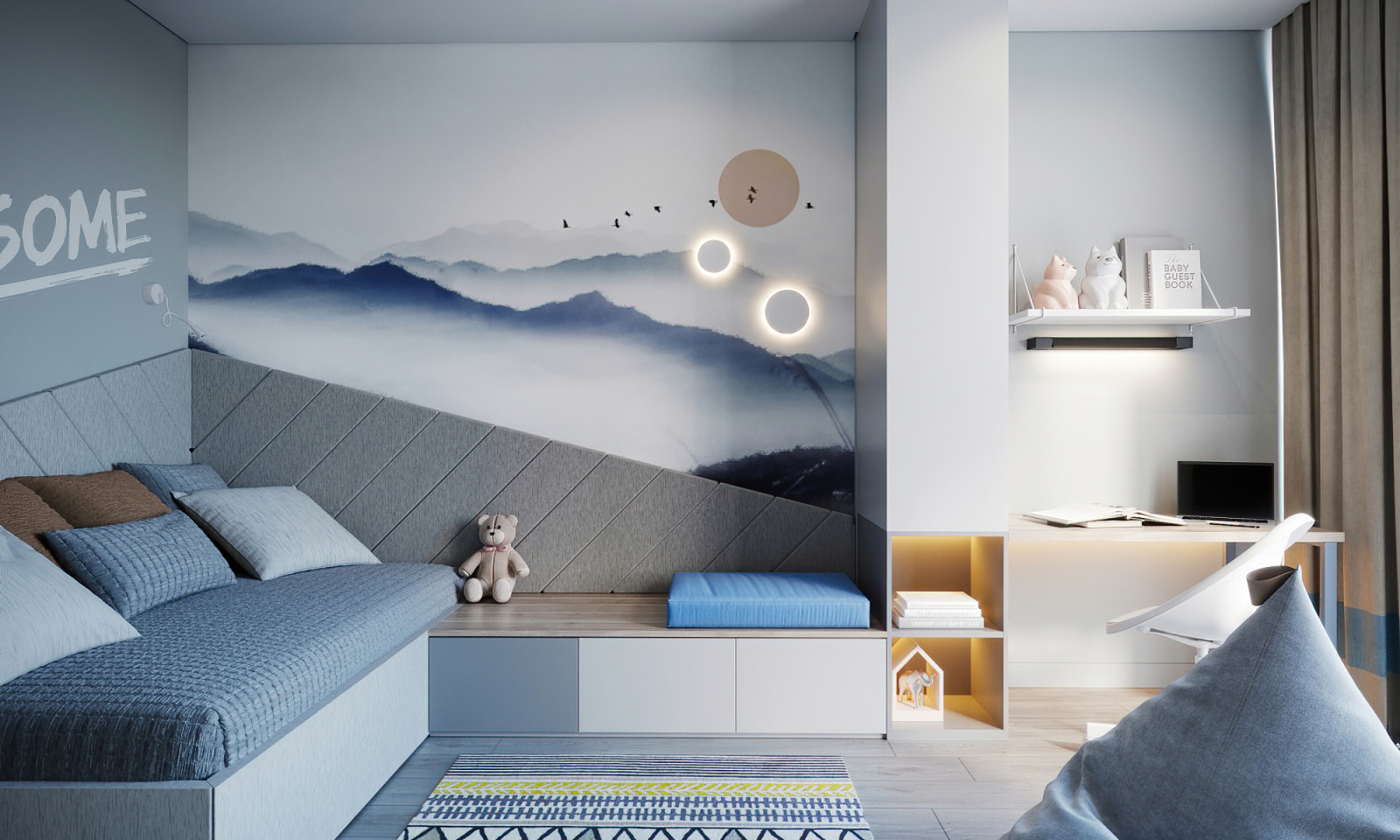 Дизайн квартиры в ЖК "Сердце Каспия"