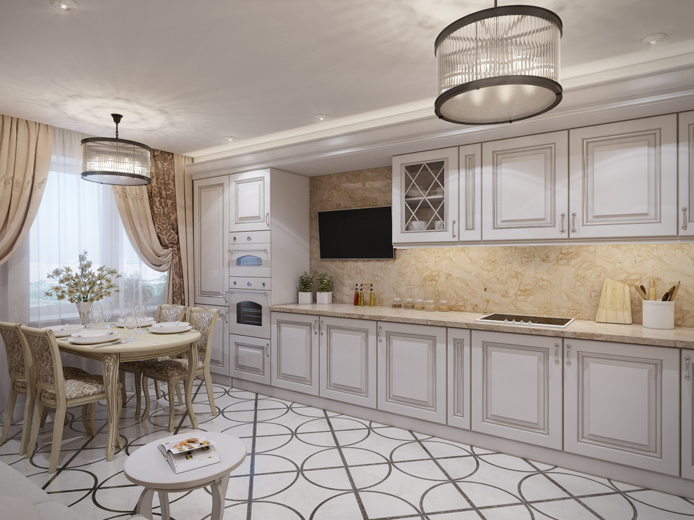 Квартира в классическом стиле, ЖК «Московский квартал», 80 кв.м.