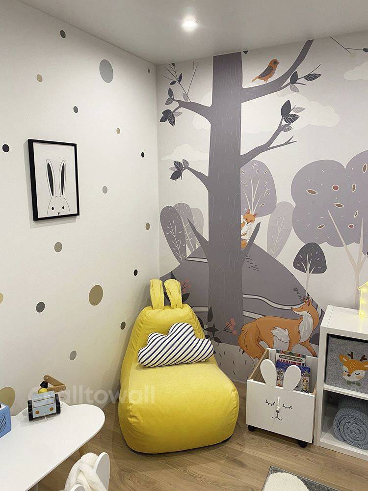 Обложка проекта: Детская в Германии с обоями Alltowall, разработанными специально для интерьера