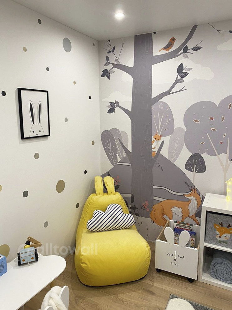 Обложка проекта: Детская в Германии с обоями Alltowall, разработанными специально для интерьера