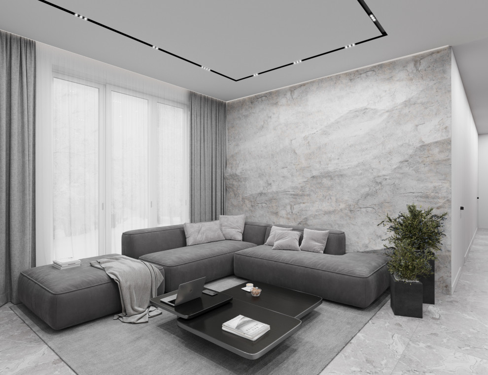 Коттедж в стиле современного минимализма