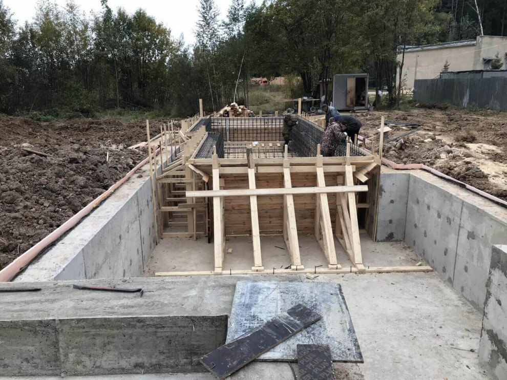 Строительство резиденции в Антоновке