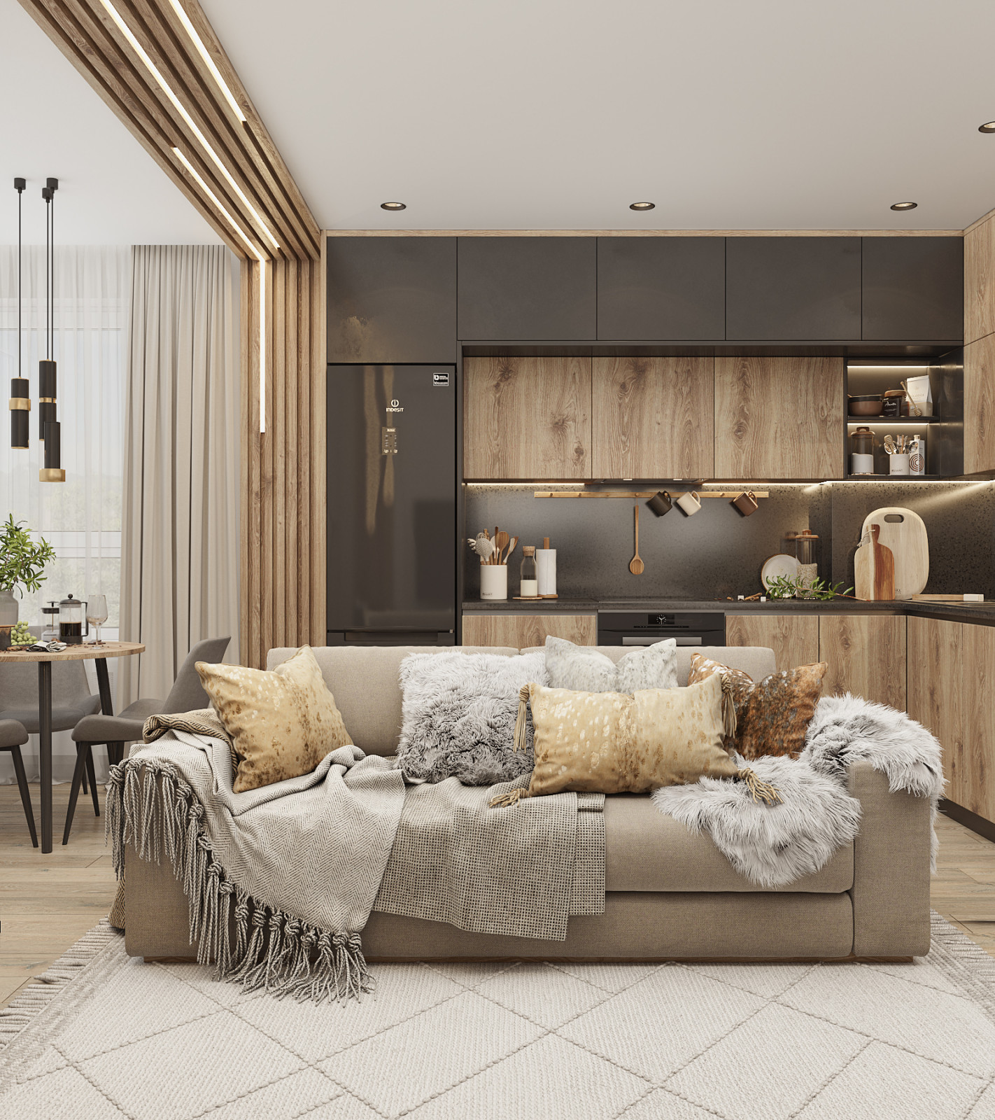 Кухня-гостиная