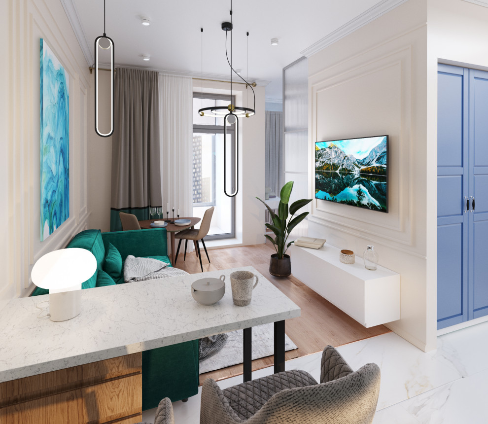 Кухня-гостиная ЖК 2119 43м2