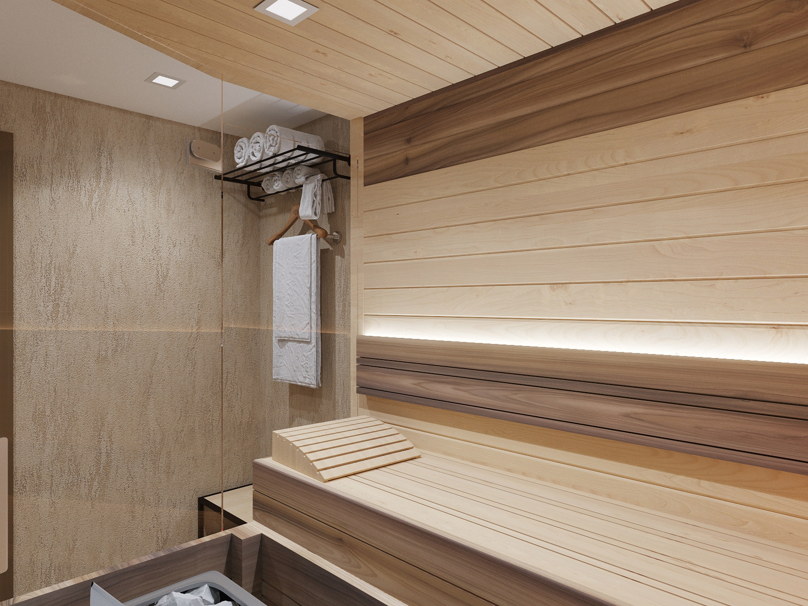 Проект двухуровневого пентхауса в ЖК "Парковый"