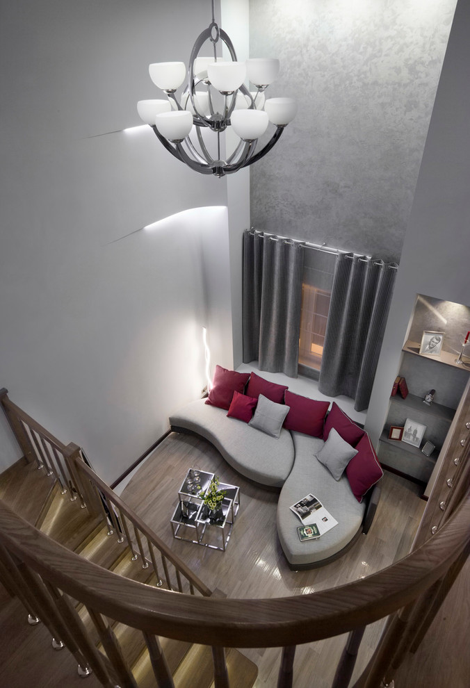 Двухэтажная квартира в современном стиле