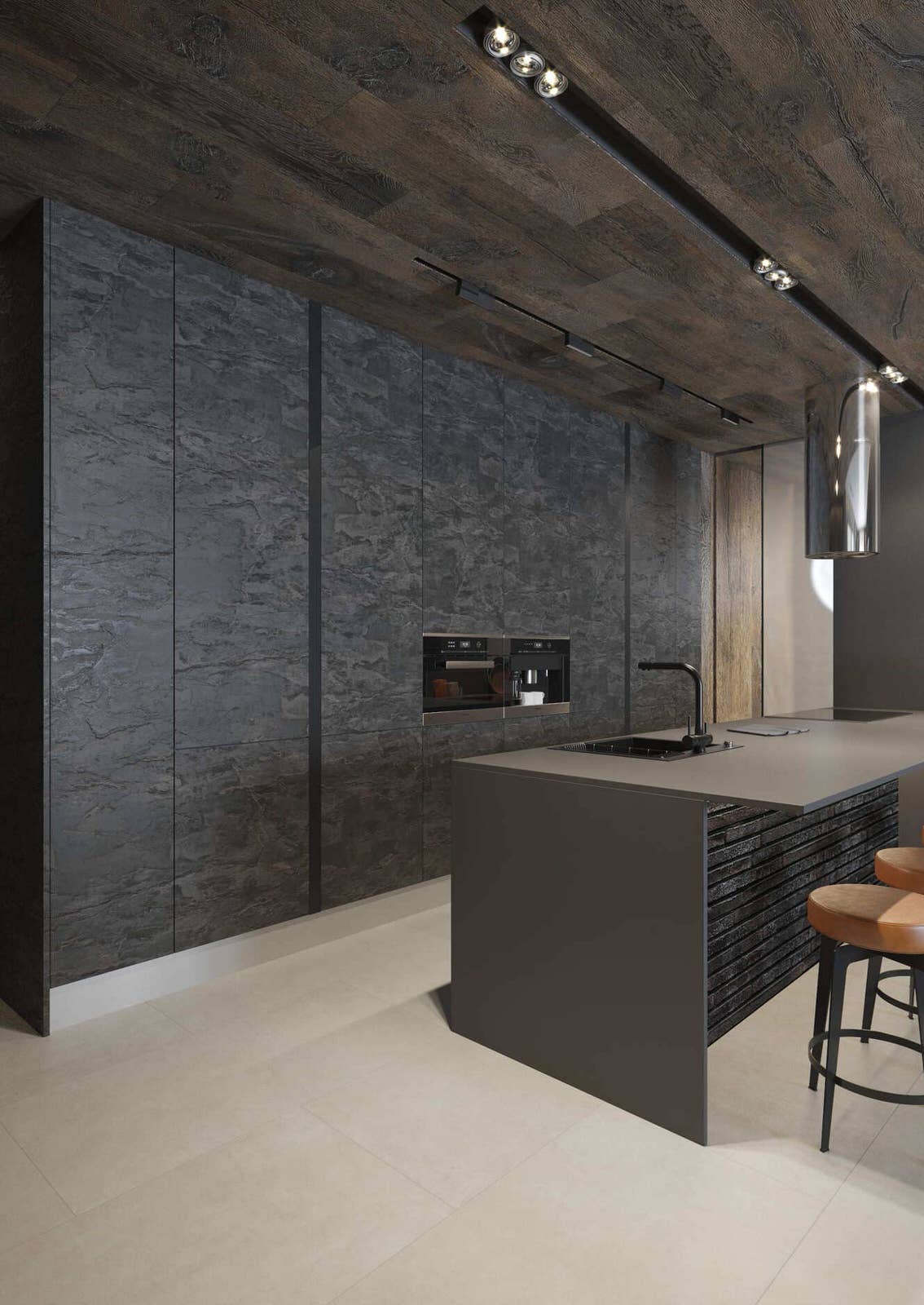 Лофт и облака. Квартира 140 м2 в центре города