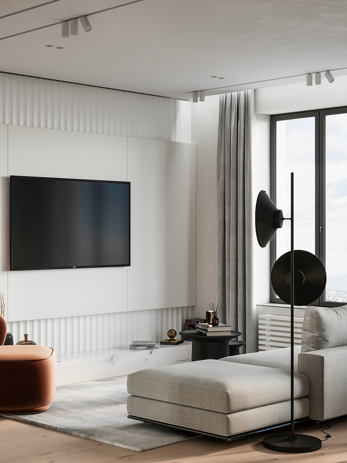 Студия в современном стиле