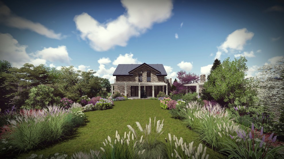 Частный двор. Площадь 20 соток