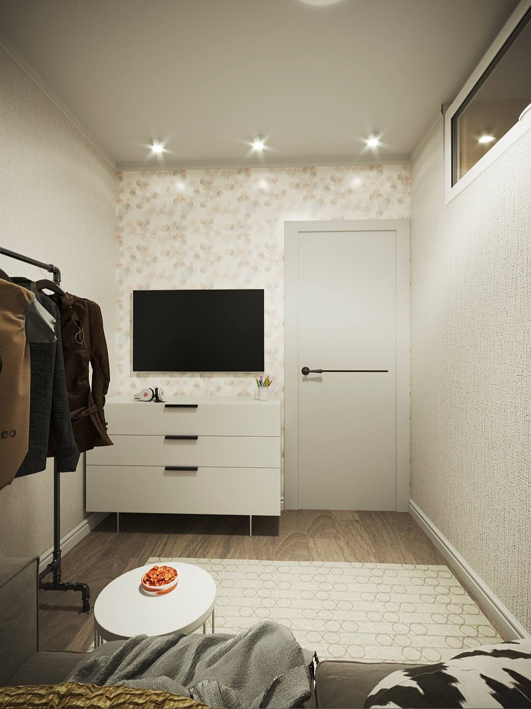 Компактная квартира студия 36.2 кв. м.