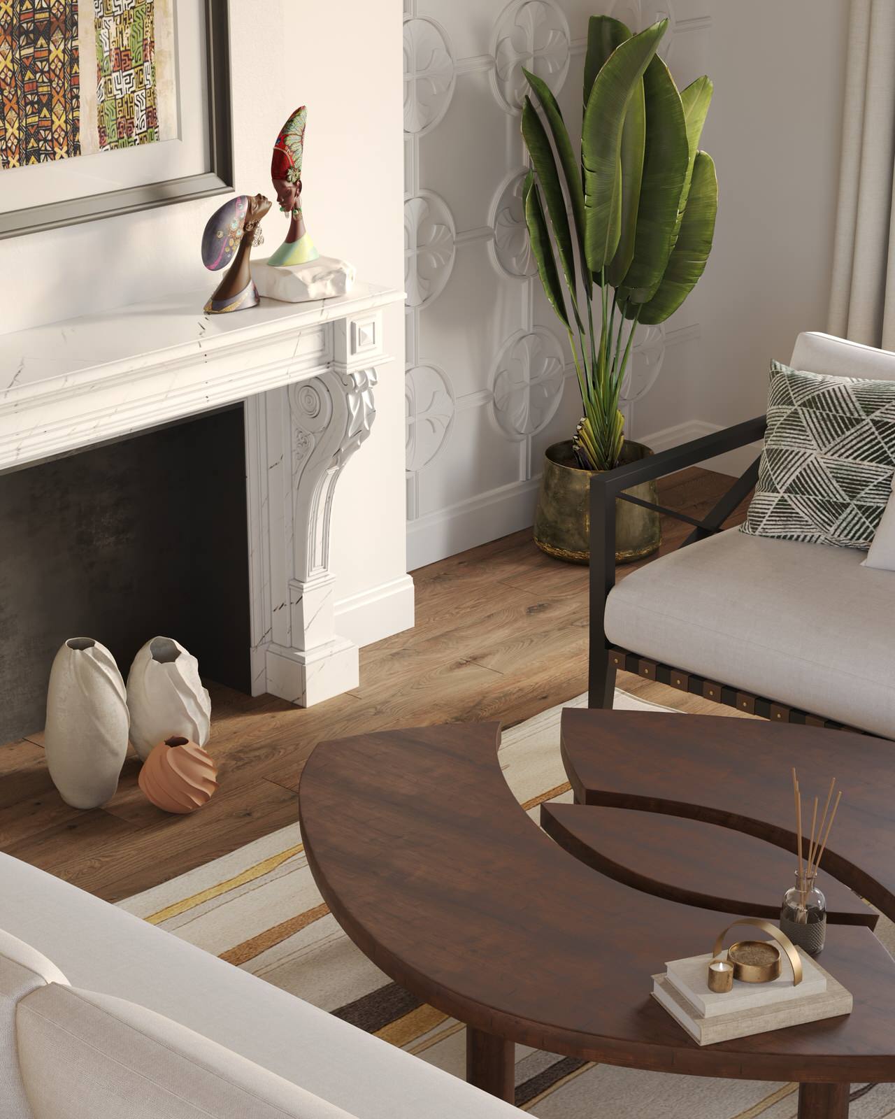 Обложка проекта: Загородный дом в Английском колониальном стиле в элементами Ар-деко