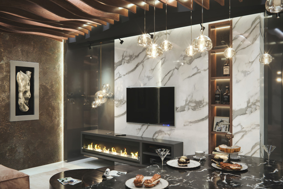 Лаунж и спортзал в частном доме