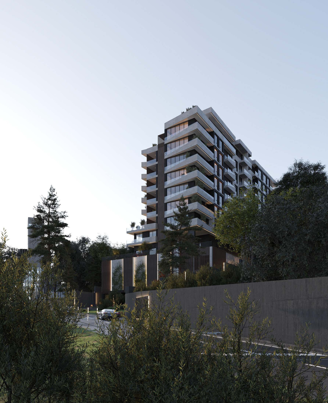 Modern Style Residential Building