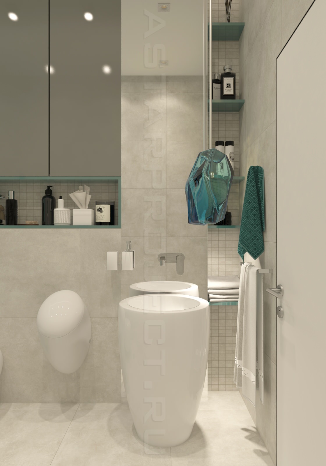 Краски лета(гостевой санузел)