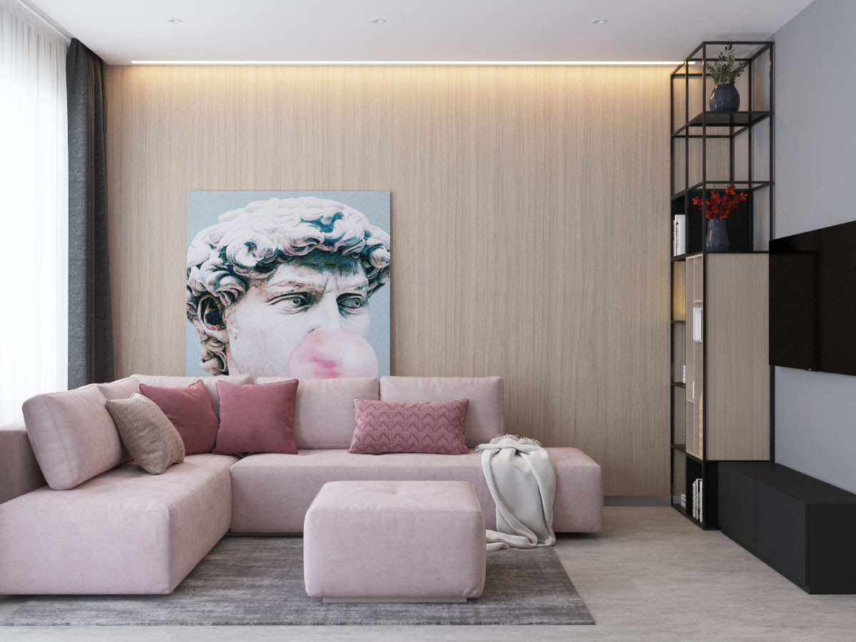 Аскетичный каркасный дом