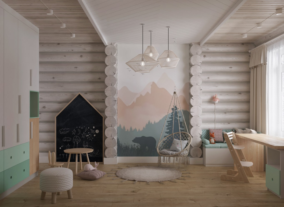 Дом из оцилиндрованного бревна г.Киров