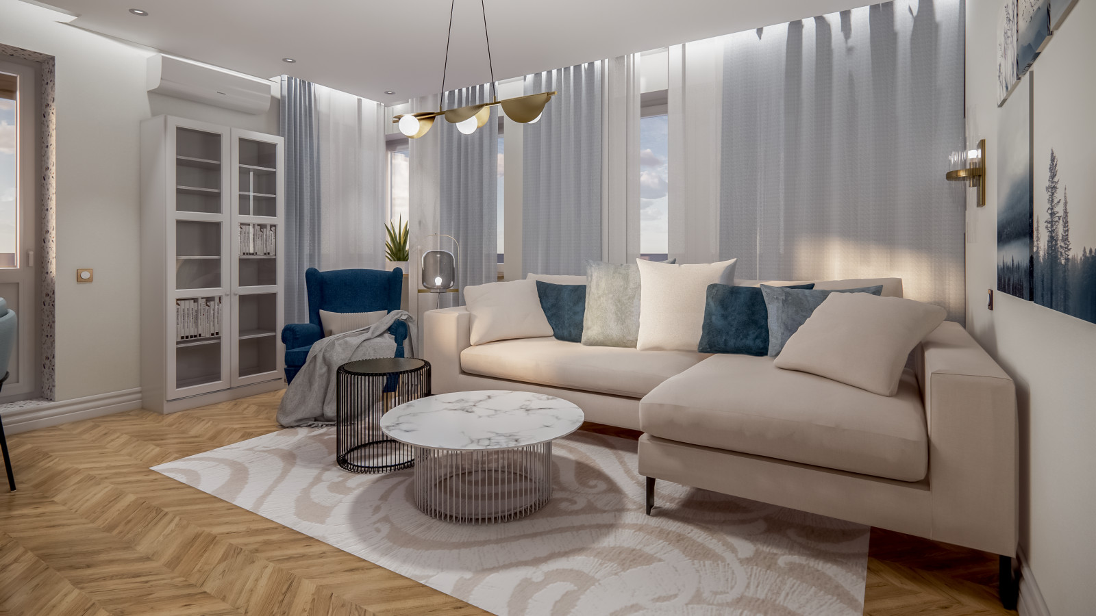 ЖК Зелёные аллеи, двухкомнатная квартира