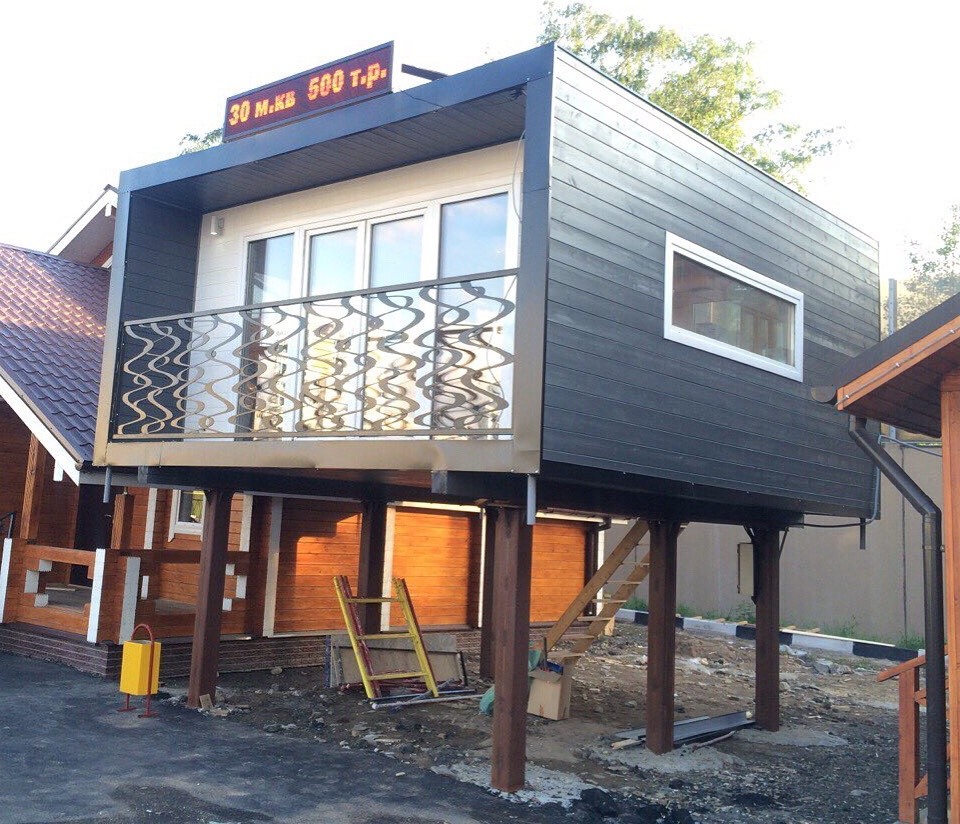 Обложка проекта: Минидом на МКАДе 65км