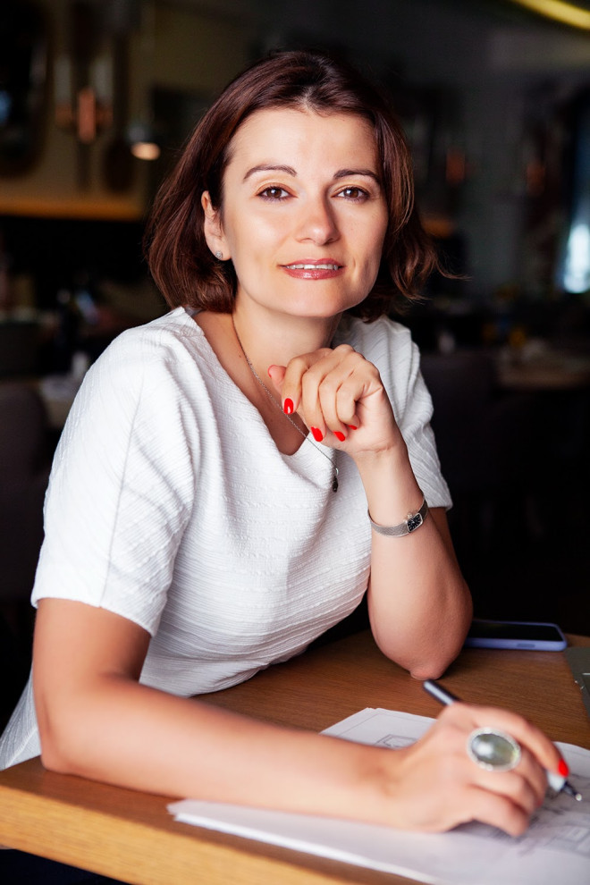 A round country house in Moscow region