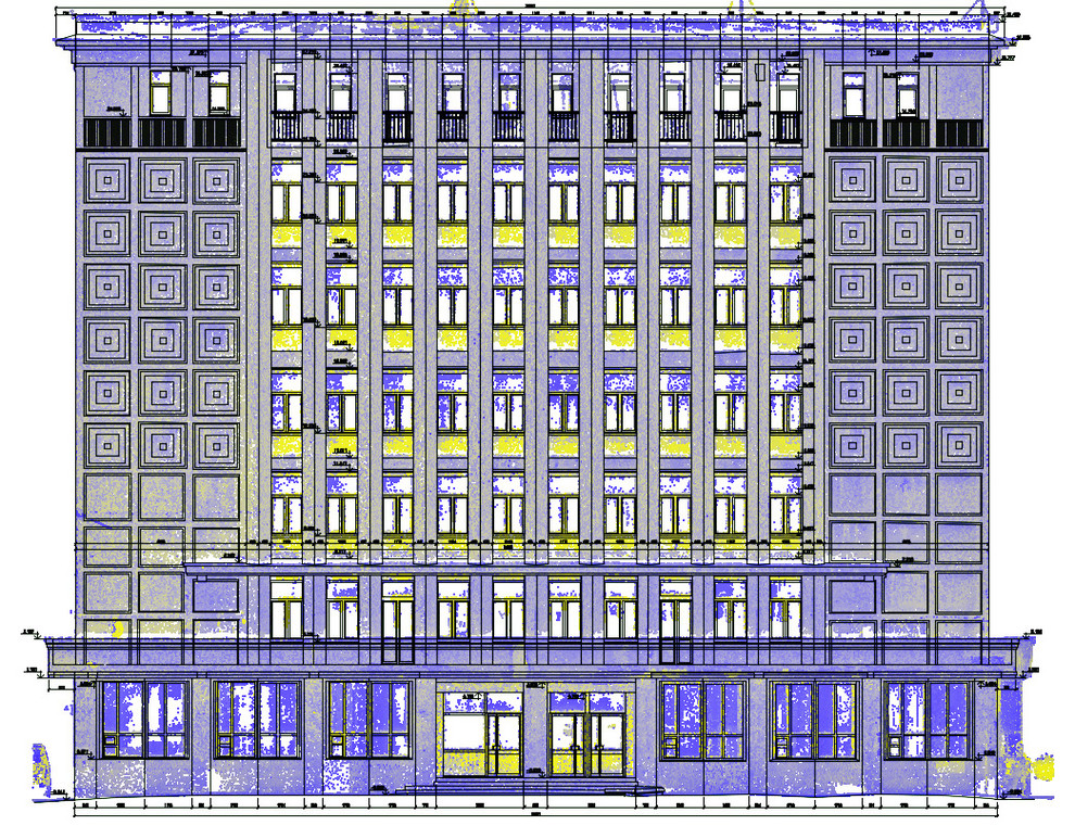 Обмер фасада