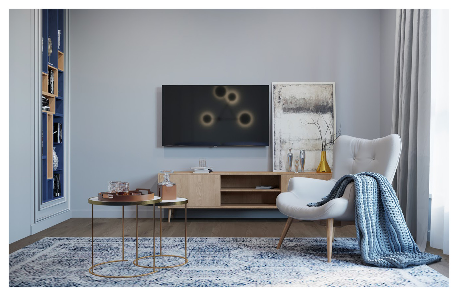 Обложка проекта: Квартира с панорамным видом в Петербурге