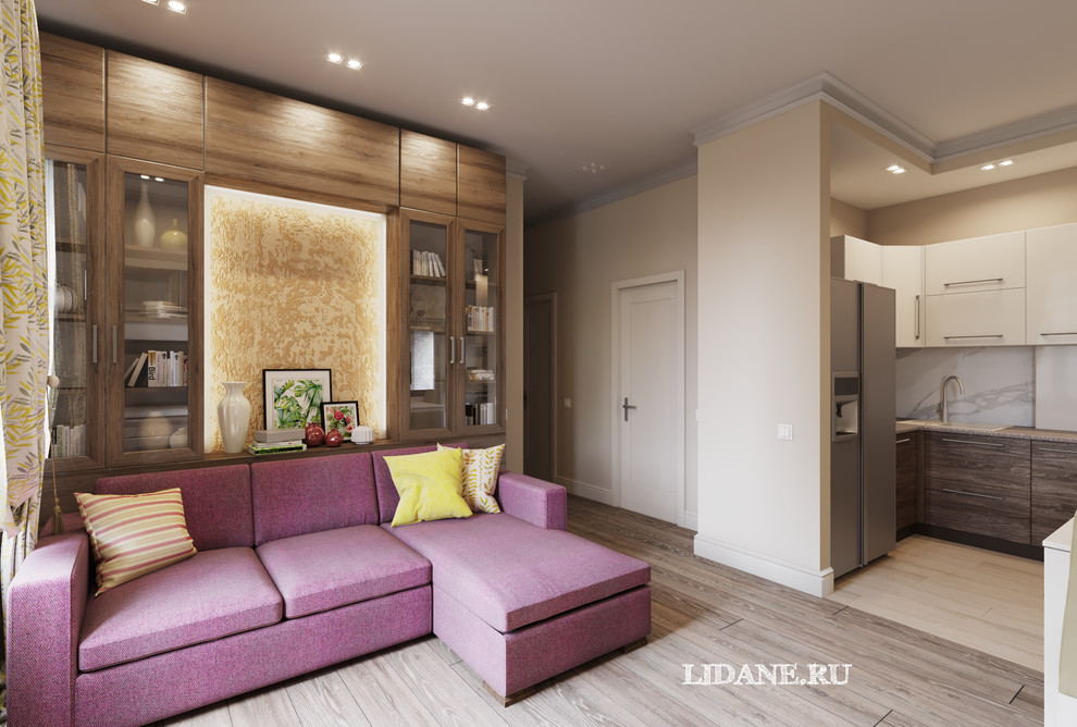 Обложка проекта: Двухкомнатная квартира 63м.кв. Сочи, пер.Рахманинова.