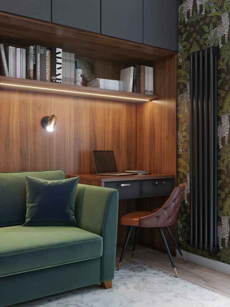 Дизайн проект квартиры 56 м2, Skyline, Казань, 2021г.