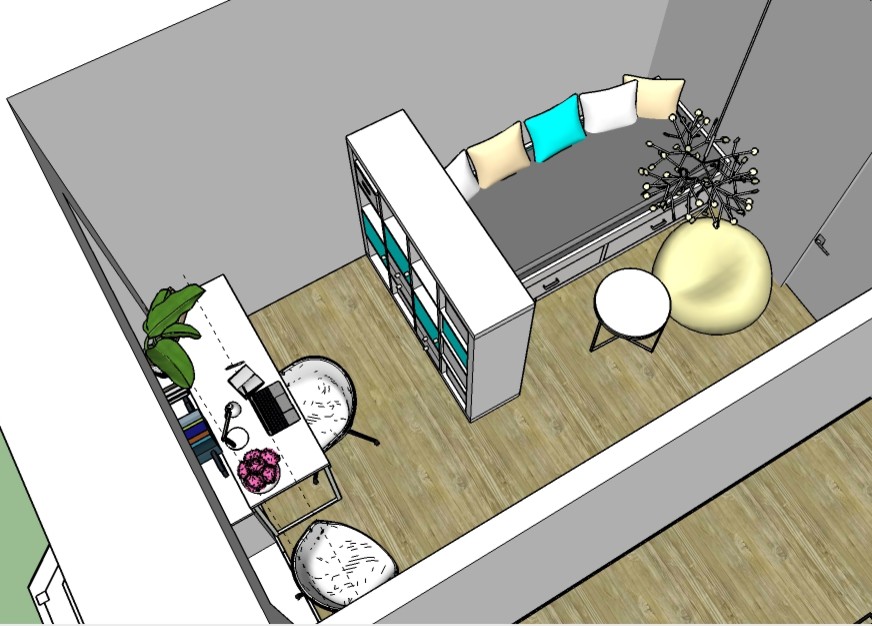 Эскиз 2-ой этаж таунхаус на Калужском Шоссе