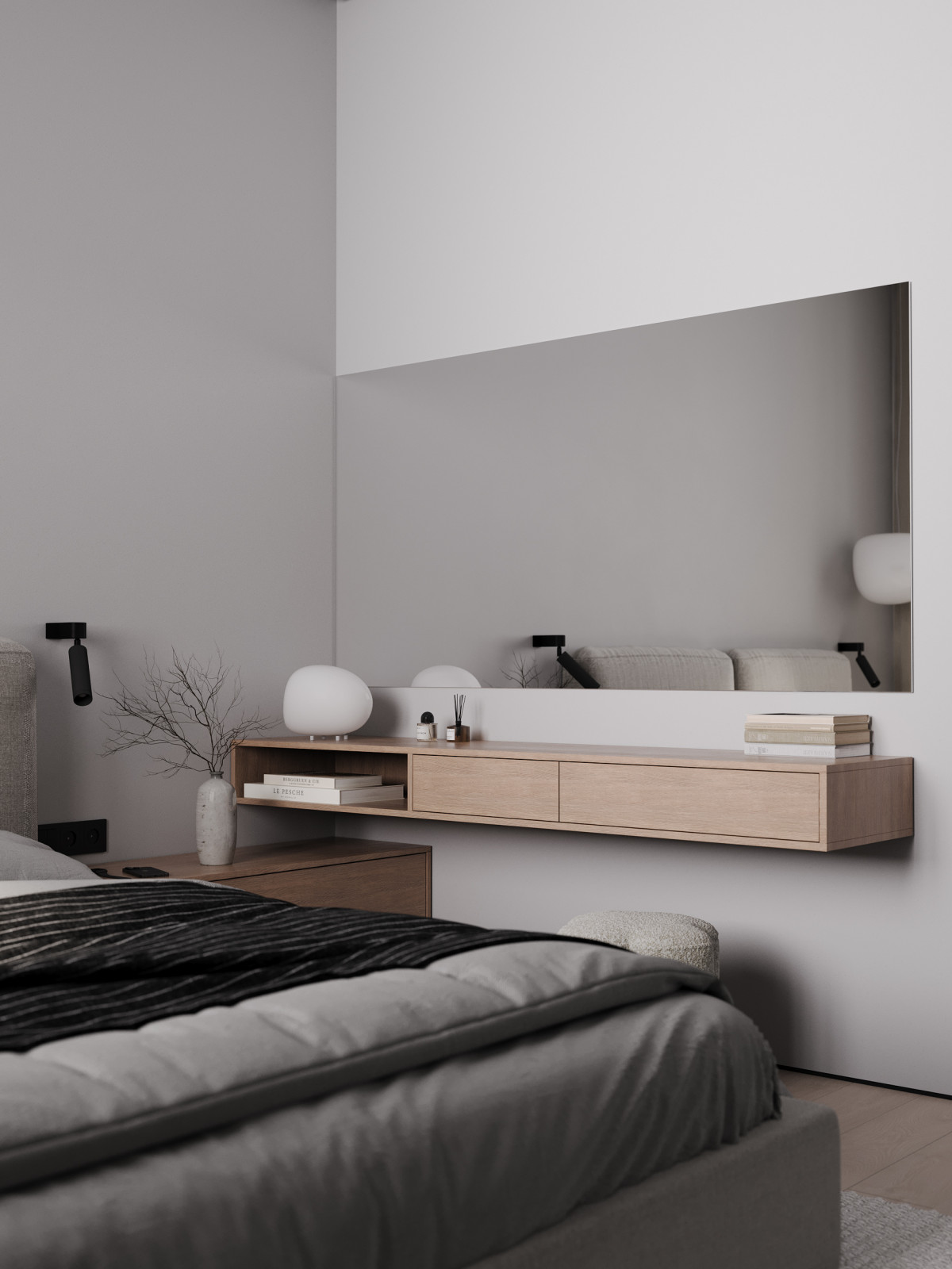 ЖК ID-Kudrovo, лаконичный интерьер в концепции минимализм