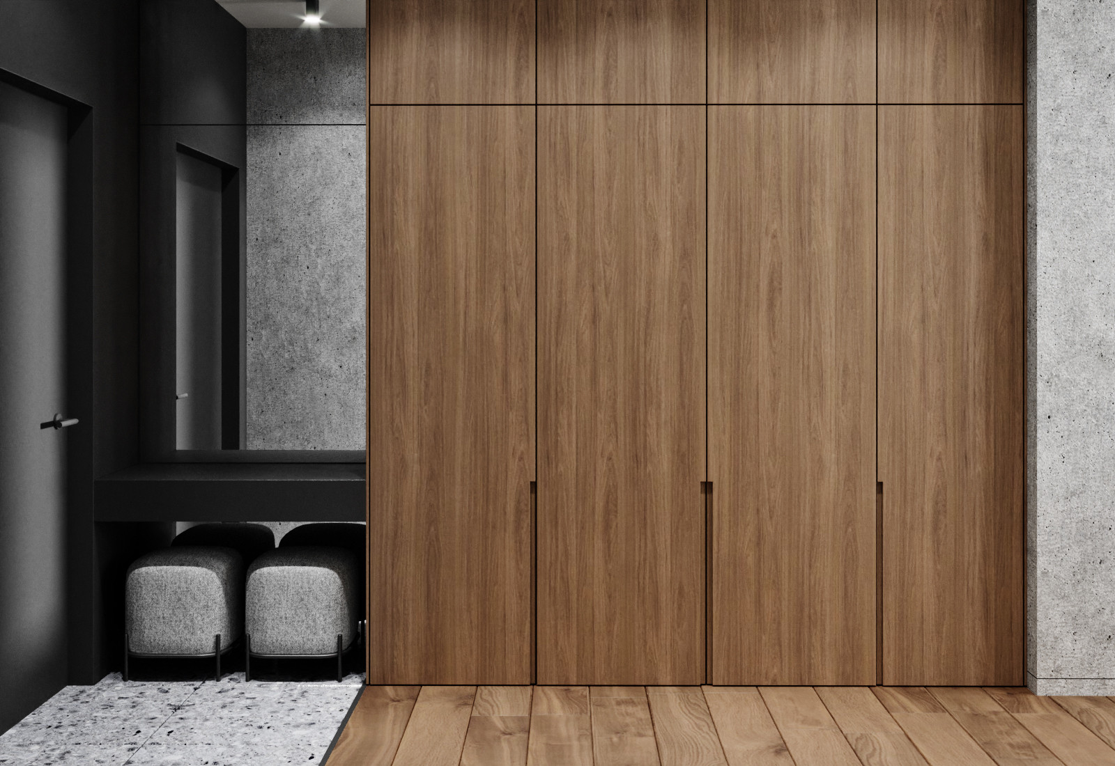 Квартира с тех. комнатой