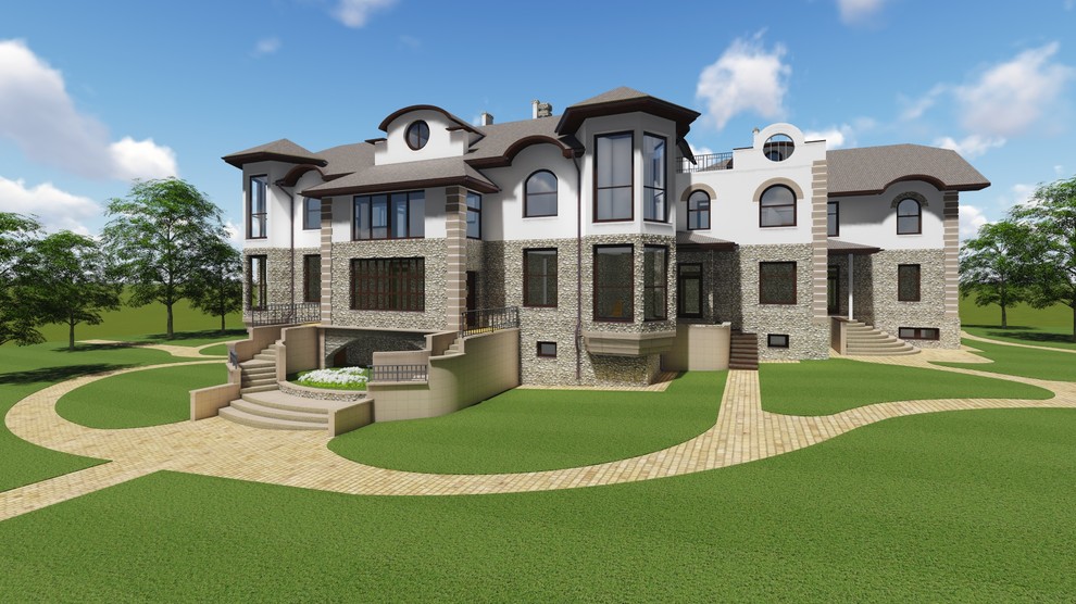 Обложка проекта: Таунхаус на 5 семей в Московской области