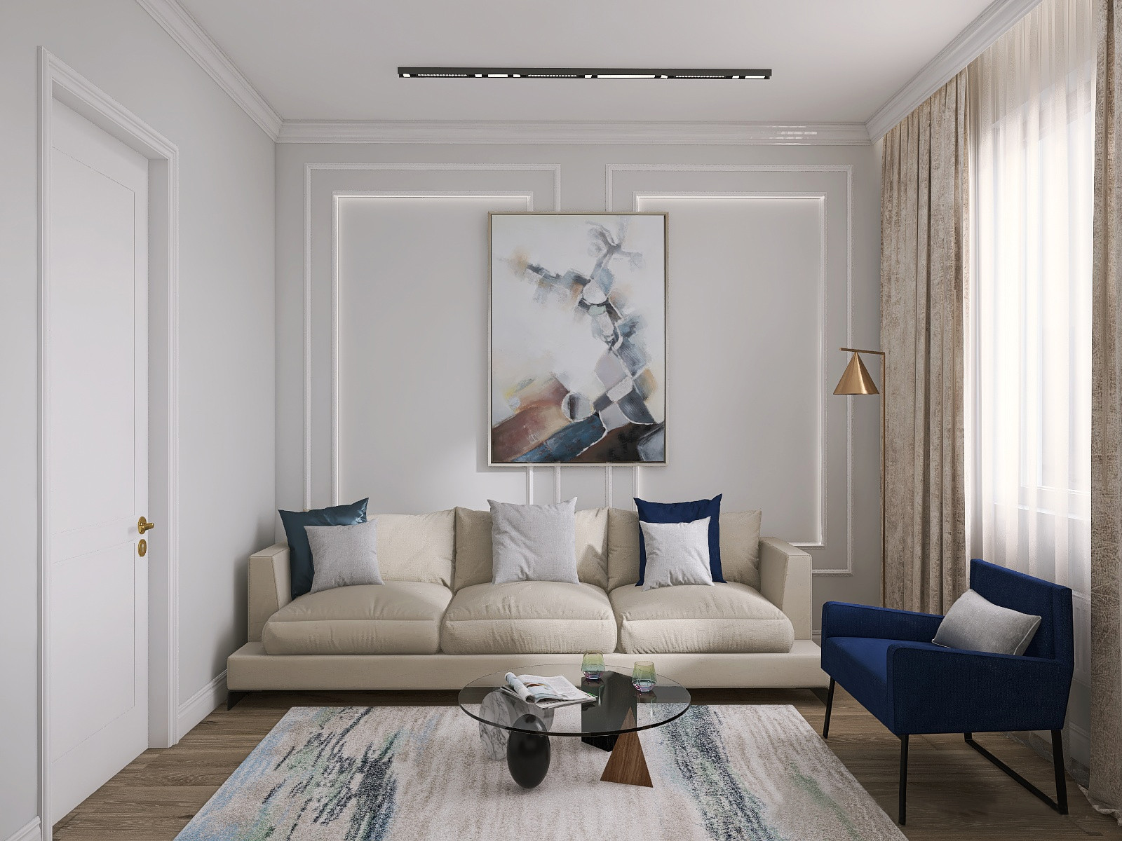 Трехкомнатная квартира