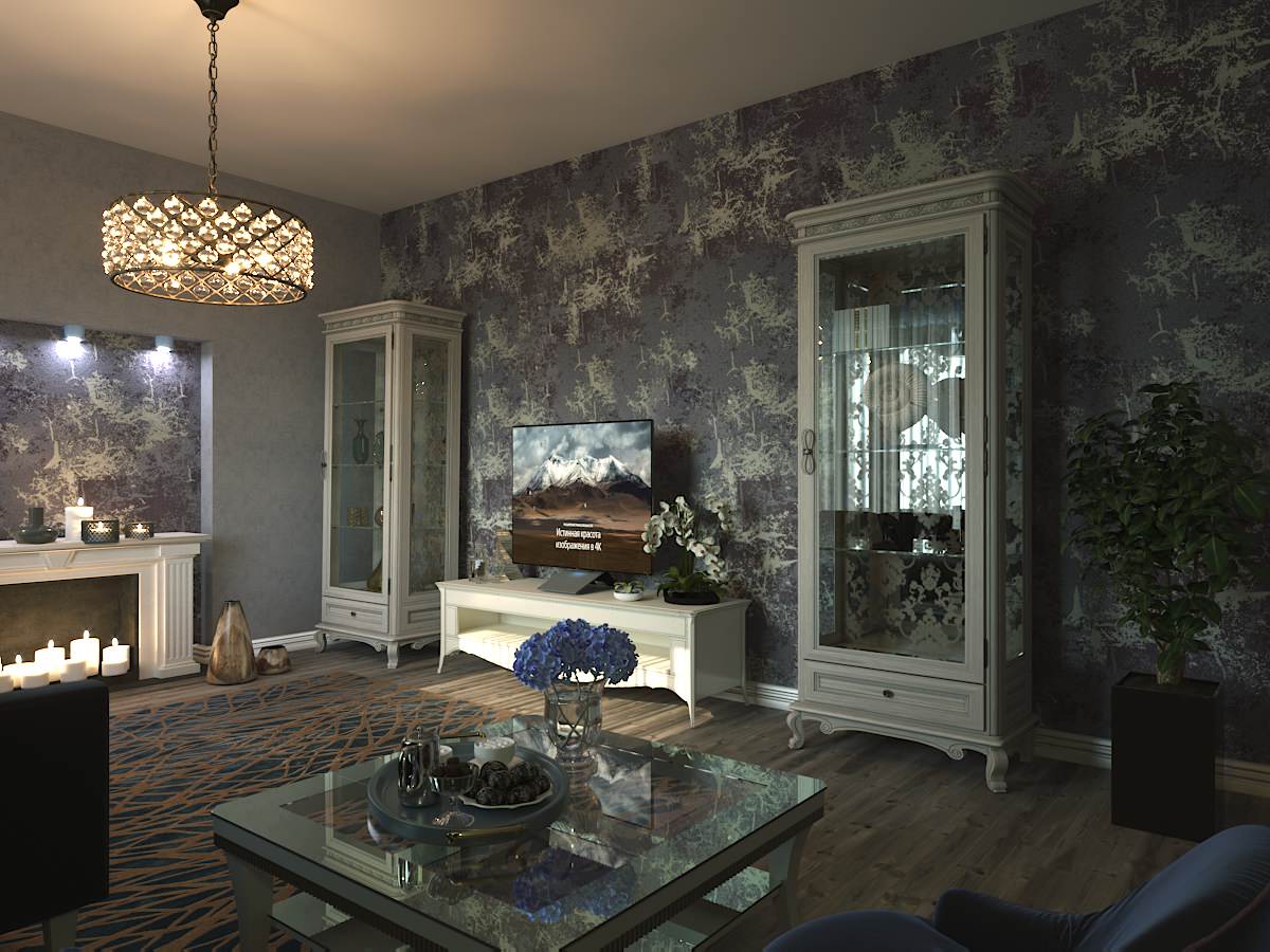 Гостиная в классическом стиле