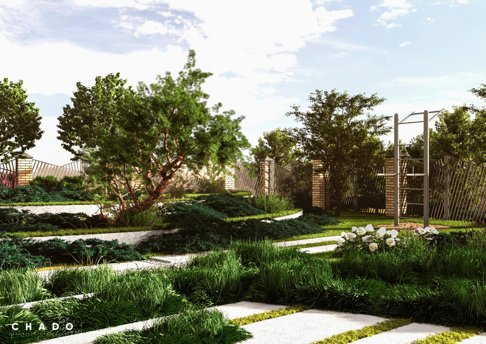 Обложка проекта: Визуализация ландшафтного дизайна