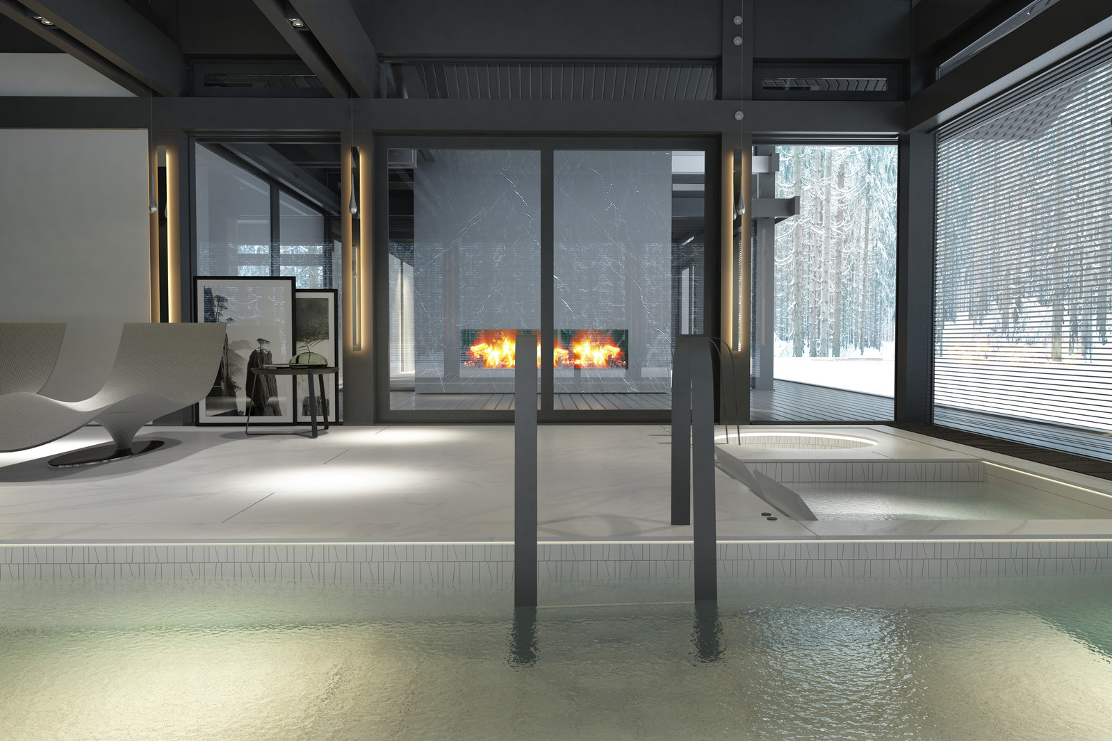 Обложка проекта: Дом с бассейном в клубном поселке "ArtEco"