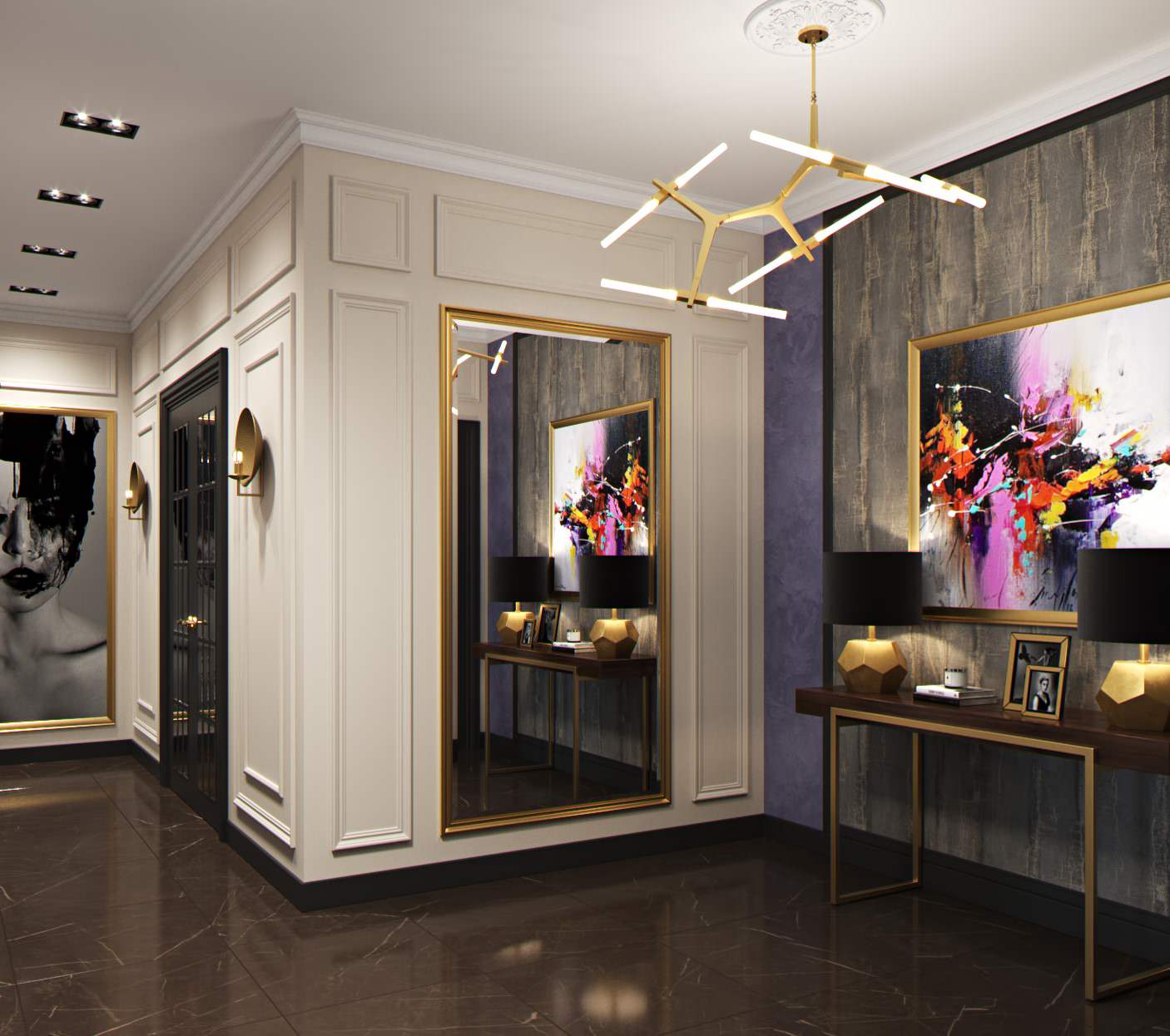 Обложка проекта: Дизайн проект холла