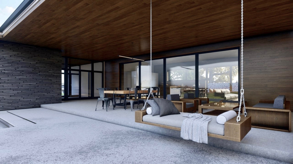 Проект одноэтажного жилого дома с зоной СПА