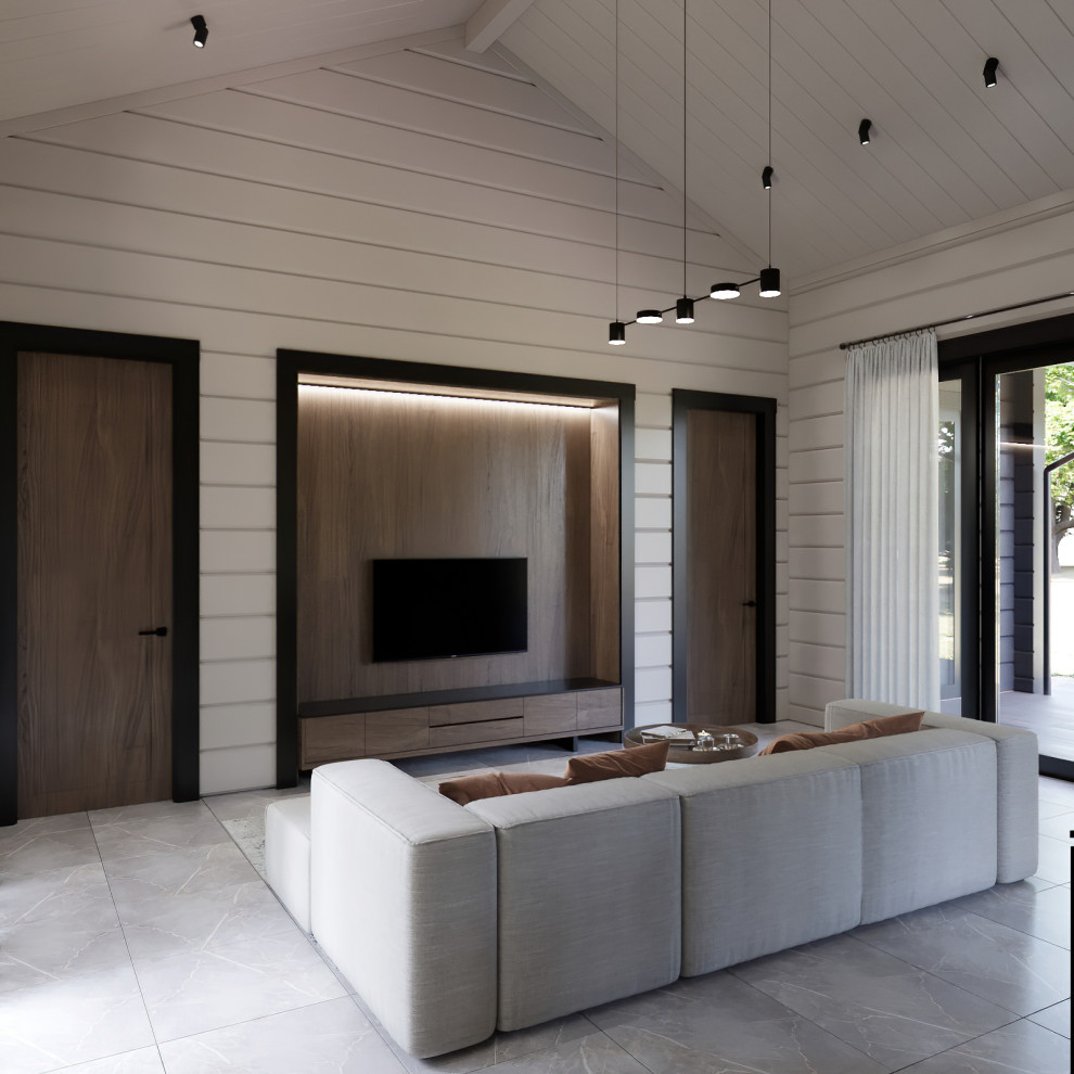 Уютная баня в современном исполнении