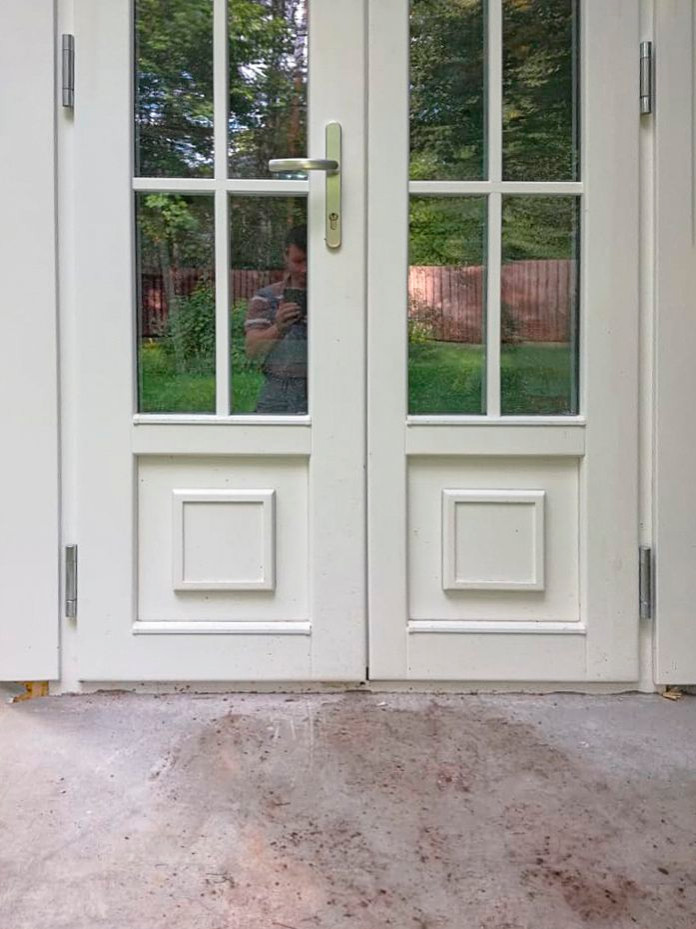 Панорамные витрины с раскладкой из сосны 1-го сорта. Панорамные деревянные окна.