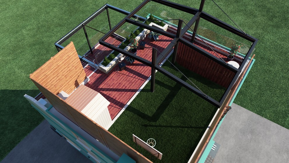 Барбекю на крыше