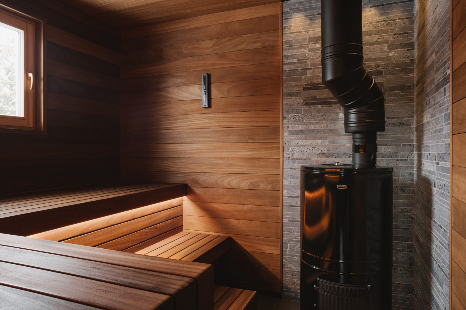 Дровяная баня.