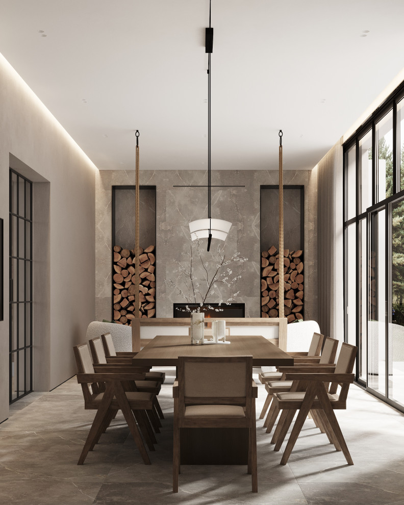 Проект интерьера для загородного дома в Липецке