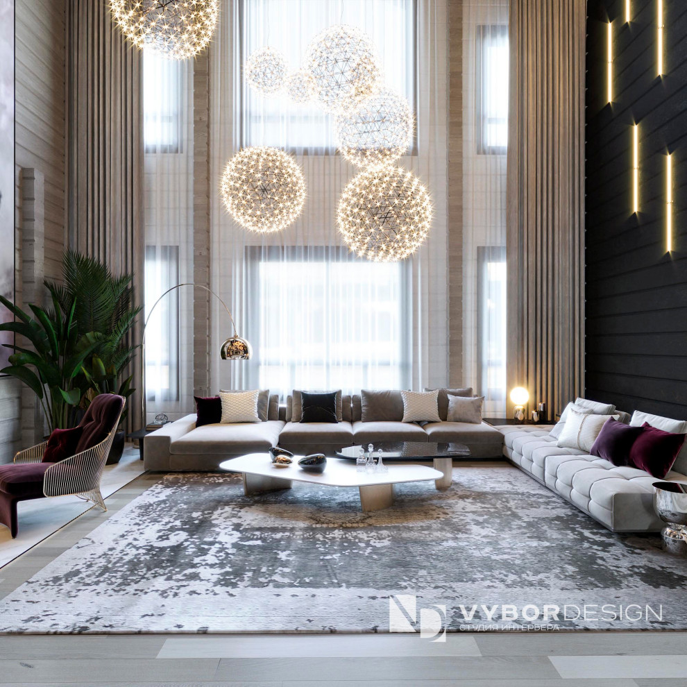 Дизайн интерьера дома из бруса