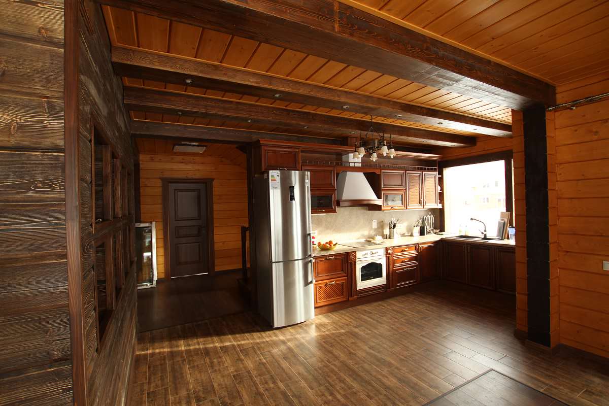 Деревянный дом из клееного бруса 265 метров (СП-265 GOOD WOOD)